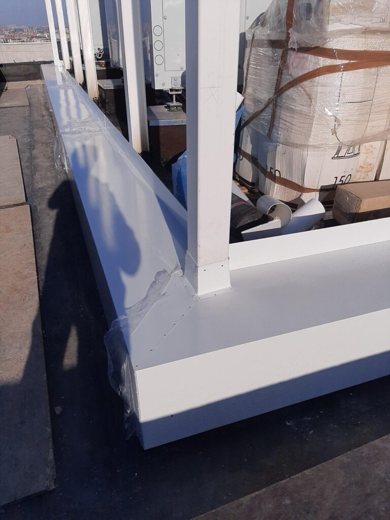 I nostri lavori 7 copertura alluminio bianco